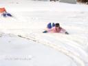 Kids sledding