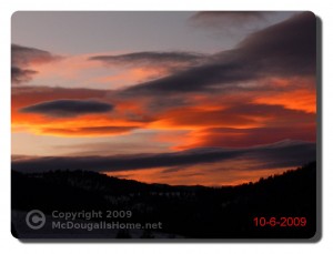 Beautiful Montana Sunset